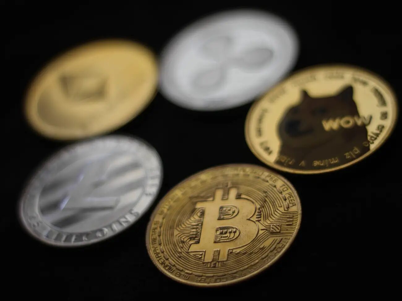 Click to enlarge Crypto coins