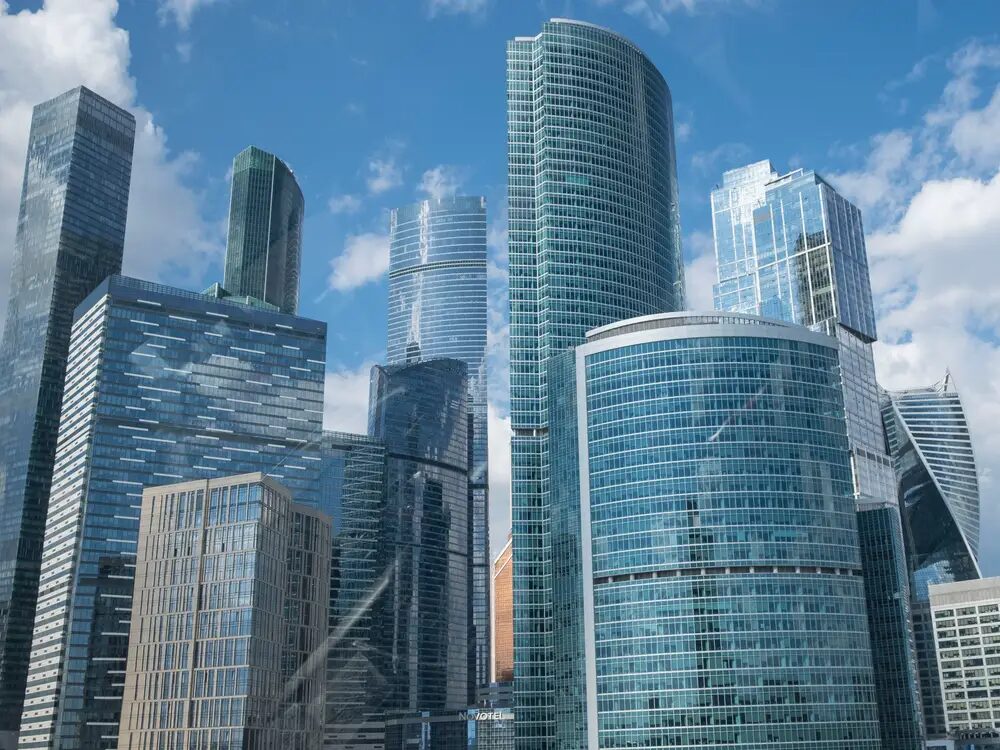 Click to enlarge Russia financial district