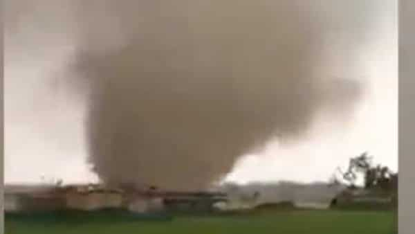 The tornado started from the banks of the Brahmaputra river, which flows close to Rowmari village, and remained restricted to a small area