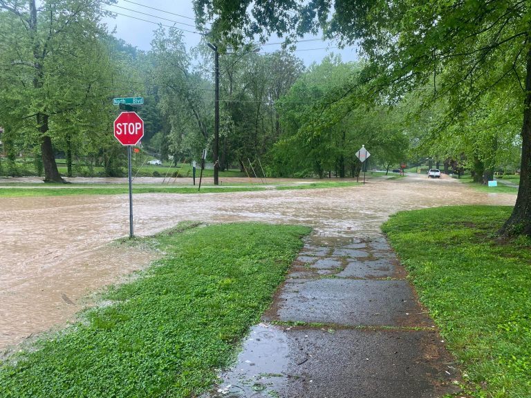 Click to enlarge Floods in the City of Huntington, WV, May 2022.
