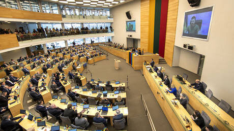Click to enlarge Lithuanian parliament