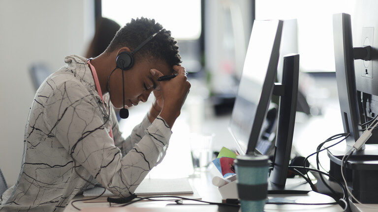Click to enlarge office stress