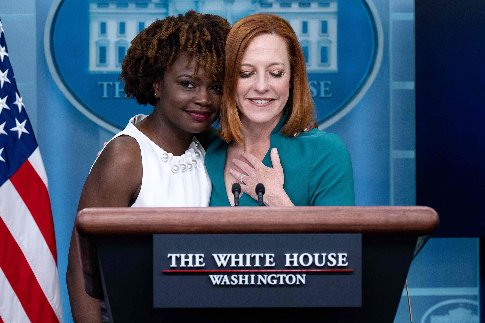 Click to enlarge plaki jean-pierre white house press secretaries