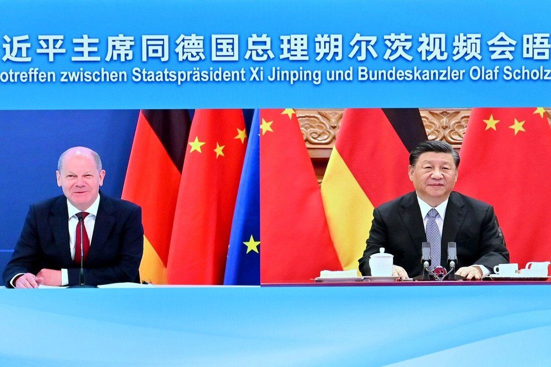 Click to enlarge Xi Jinping Scholz