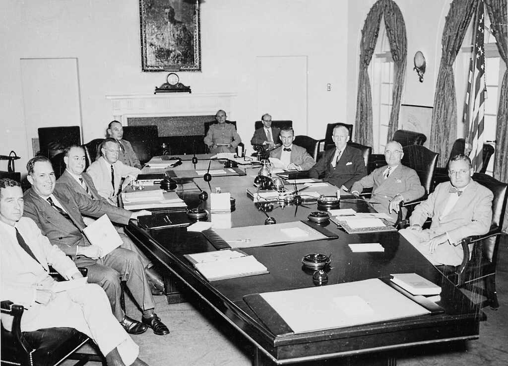 Click to enlarge truman national security council Royall Souers Forrestal Kenney