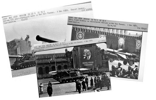 Click to enlarge Red square moscow 1950s military parades May Day