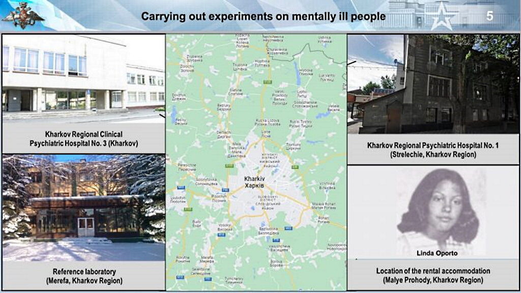 Click to enlarge Ukraine biolab experiments mental patients