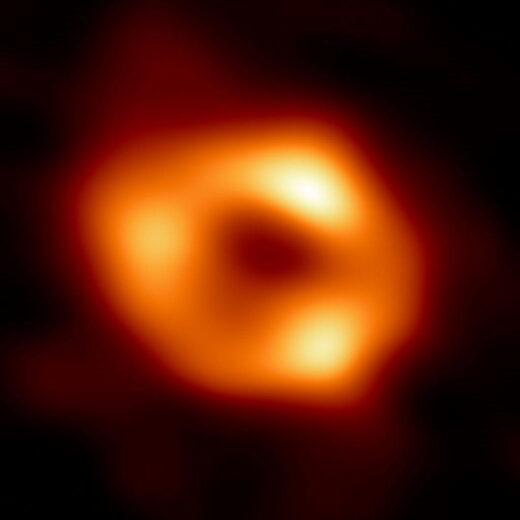 Click to enlarge black hole center milky way