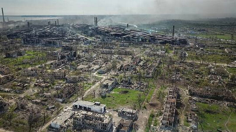 Azovstal plant in Mariupol