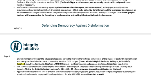 The Integrity Initiative’s leaked handbook identified Ben Nimmo’s position