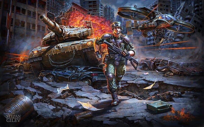 Click to enlarge weaponized drones