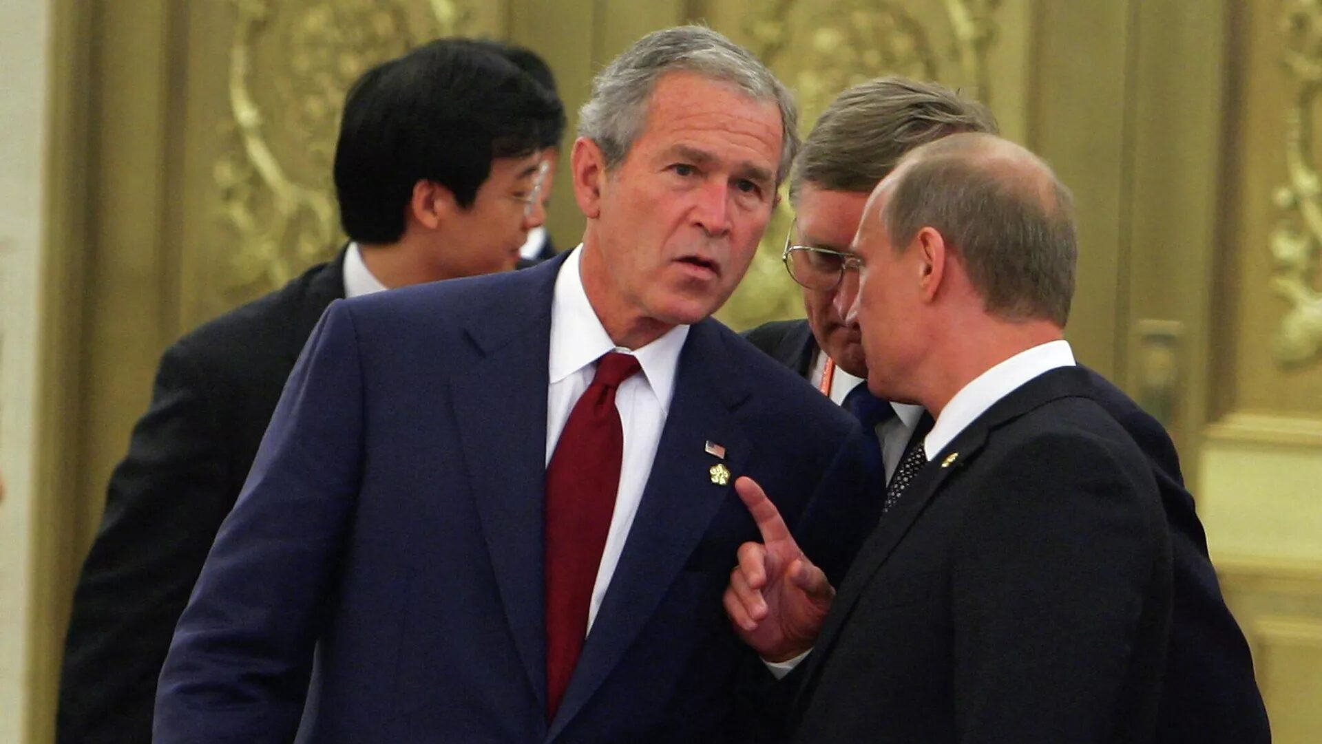 bush and putin