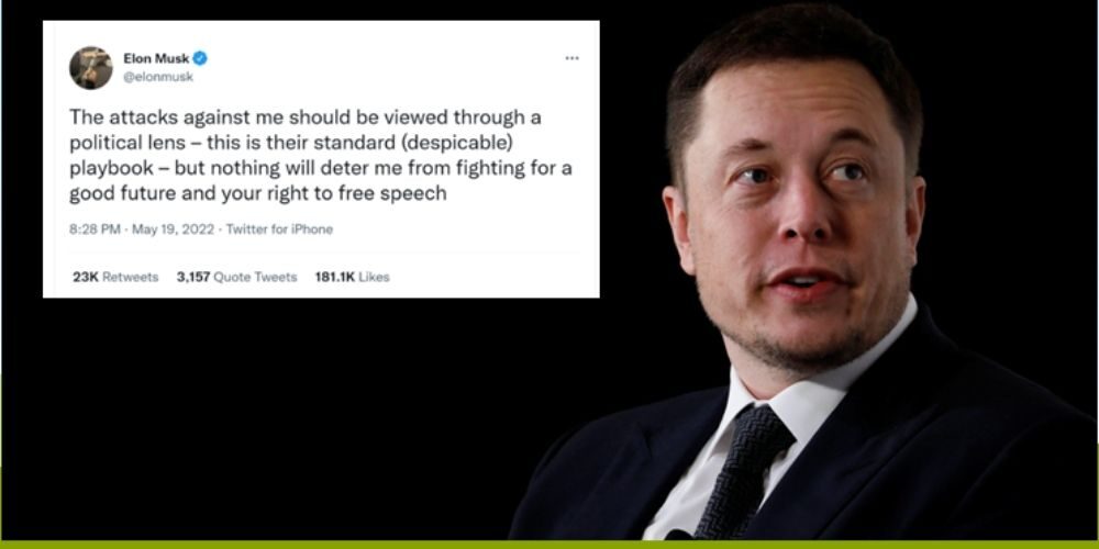elon musk harassment tweet