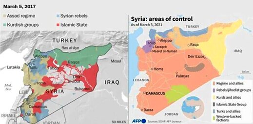terrorist control syria isis