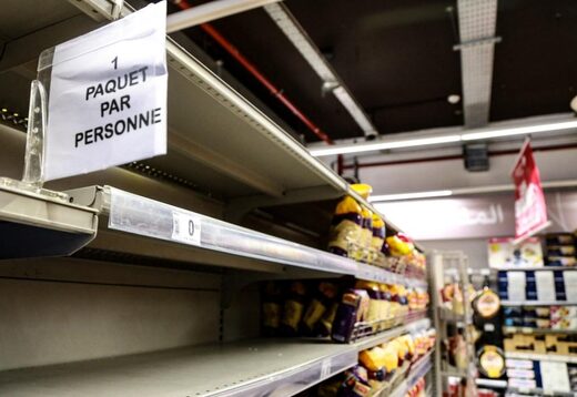 Click to enlarge empty shelves bare