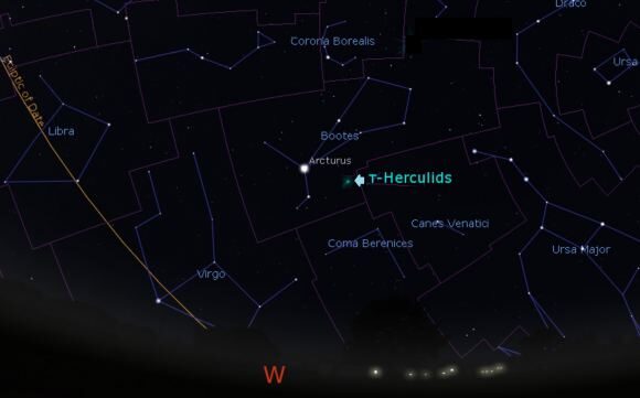 Click to enlarge Tau Herculid
