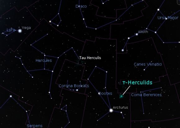 Click to enlarge Tau Herculid