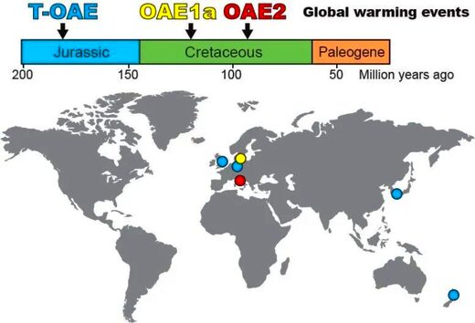 Click to enlarge ghost fossils world distribution