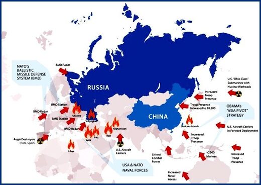 RussiaChina map