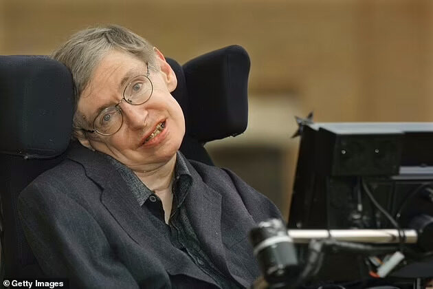 Click to enlarge Professor Stephen Hawking