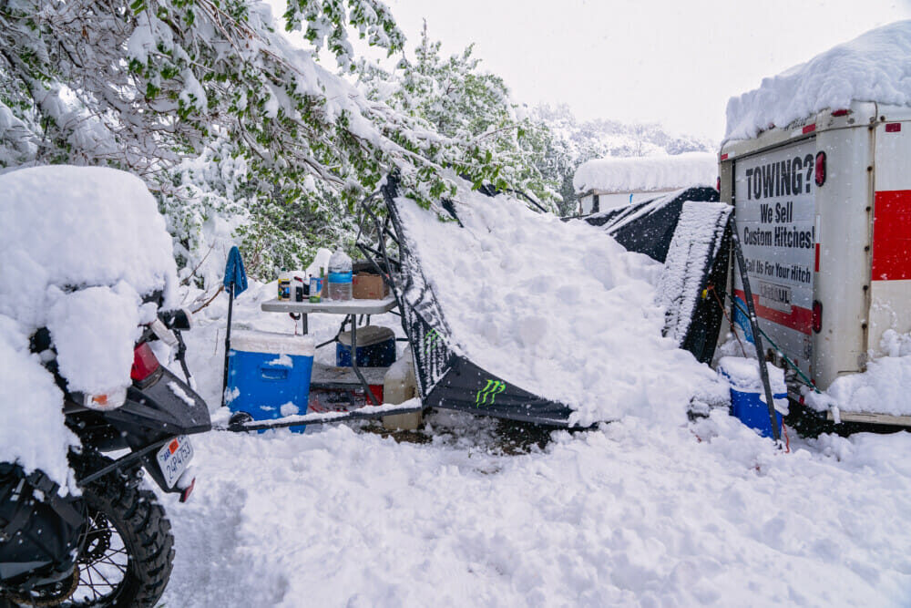 It’s easy to see why the Colorado round of the 2022 AMA/NATC U.S. National MotoTrials Series at Stock Ranch in Canon City, Colorado, got canceled, both days