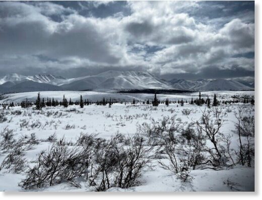 Click to enlarge Heavy snow cover is lingering late into May