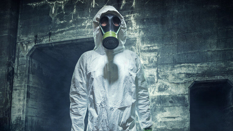 Click to enlarge biolab hazmat