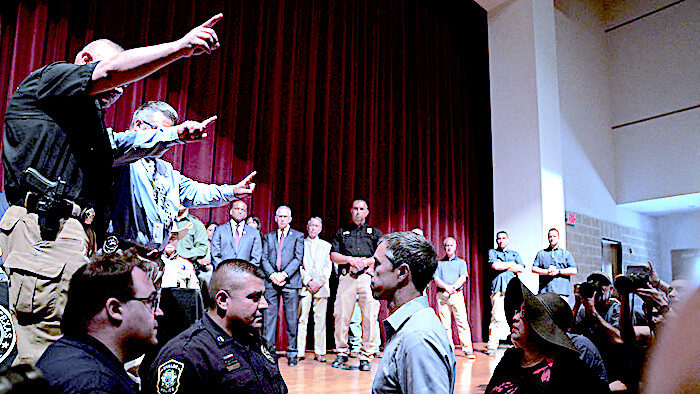Click to enlarge Meeting O'Rourke