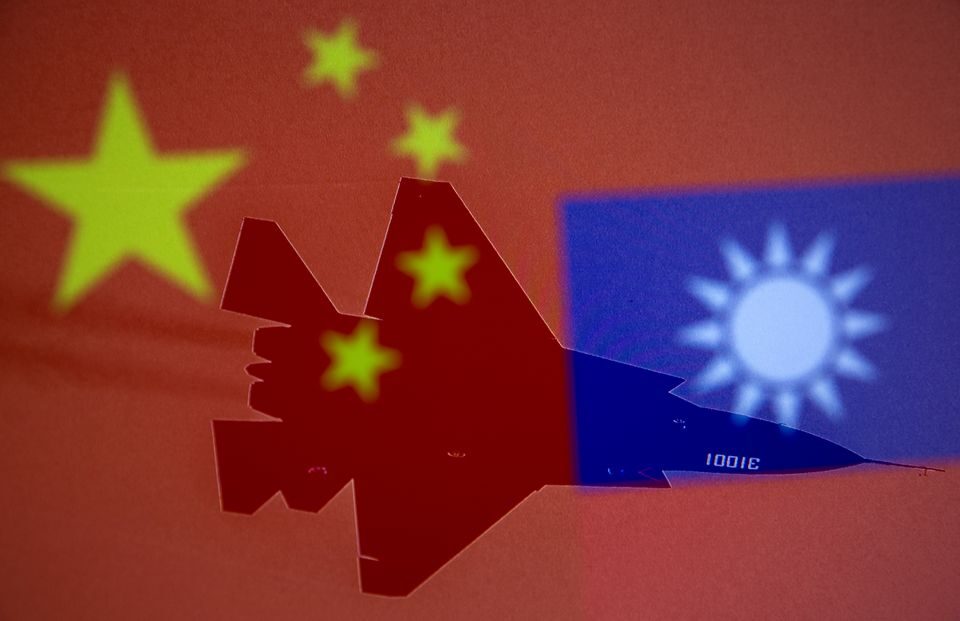 china taiwan flags fighter jet