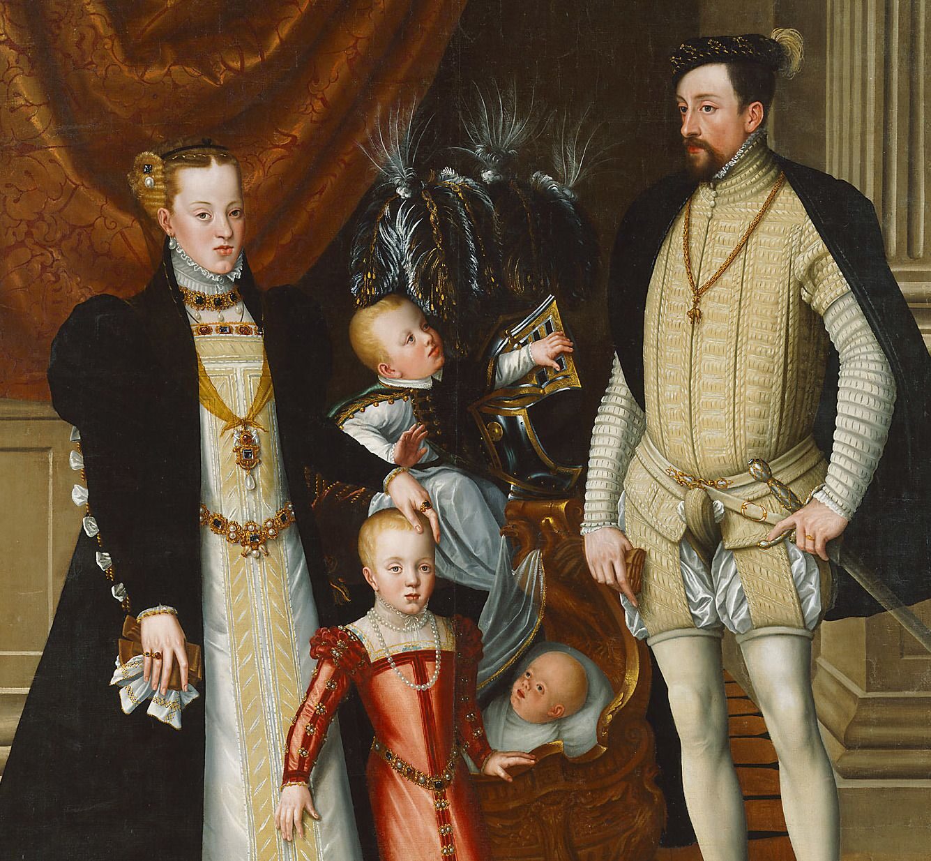Click to enlarge hapsburg royal family portrait maximilian ll