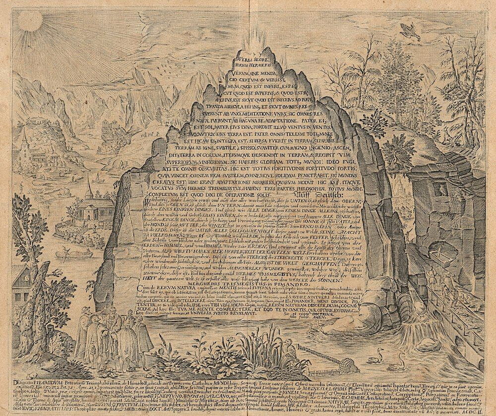 Click to enlarge emerald tablet alchemy