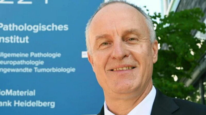 Click to enlarge Peter Schirmacher, Managing Director of the Institute of Pathology at Heidelberg University Hospital