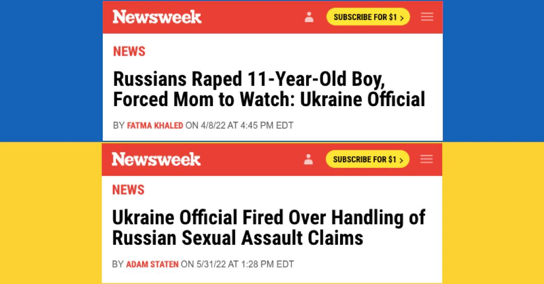 newsweek ukraine headline