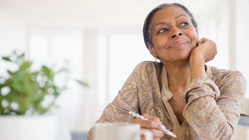 Click to enlarge woman at desk