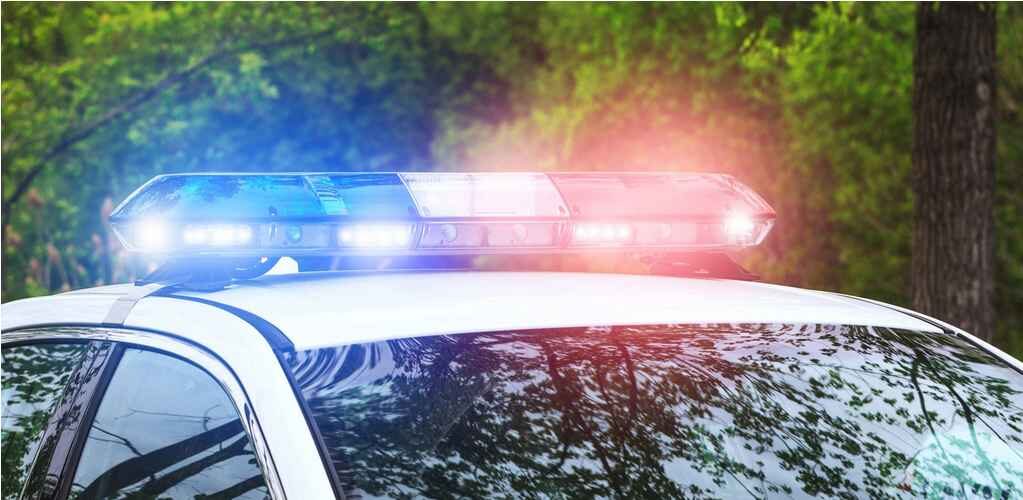 police car lights