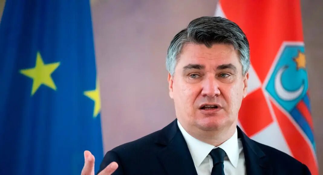 El presidente de Croacia, Zoran Milanovic,