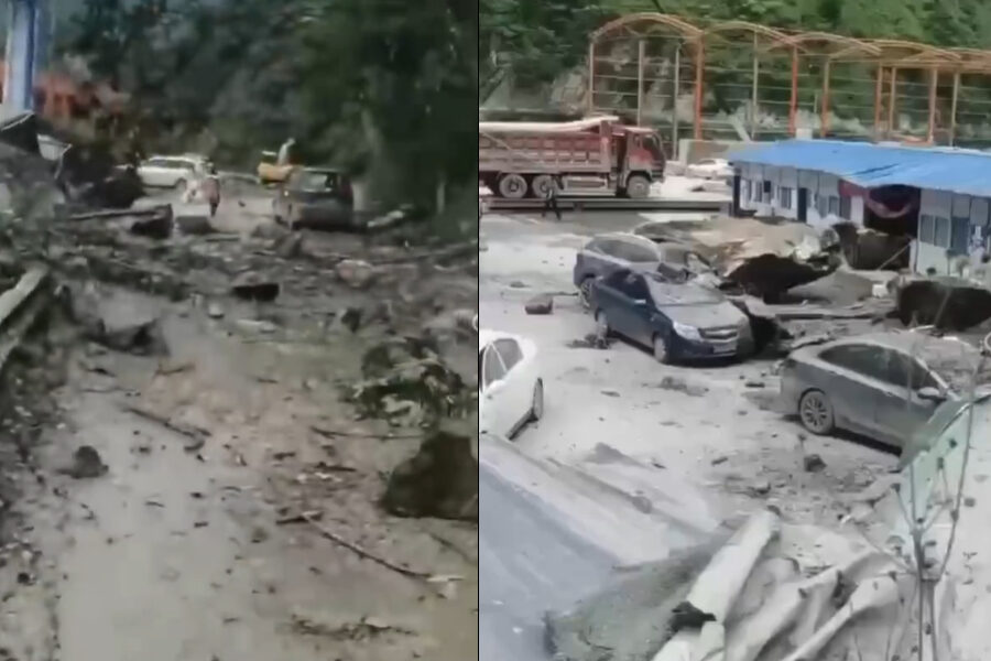 Click to enlarge At least four people are dead and 14 others injured after two earthquakes hit southwestern China on Wednesday, state media reported.