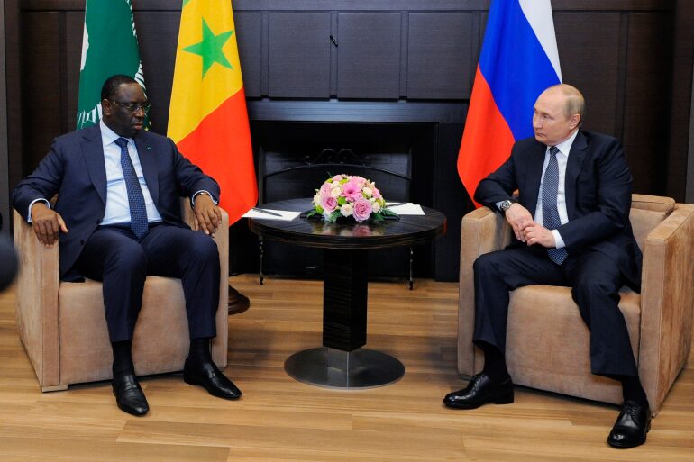 Click to enlarge Putin african union