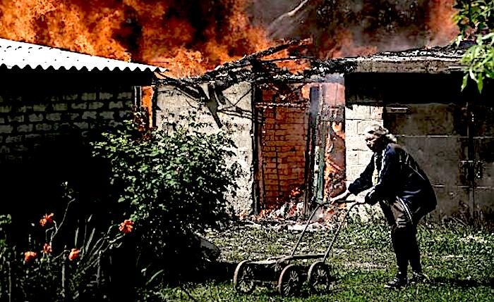 Click to enlarge Woman fire