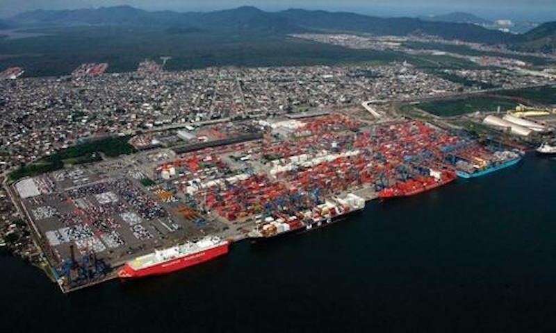 Click to enlarge port of santos