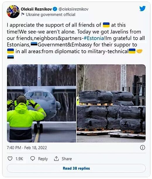Oleksii tweet