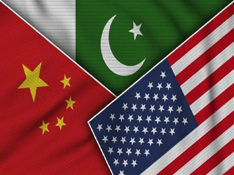 Pakistan china US flag