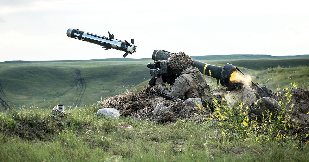 Click to enlarge Javelin anti-tank missile