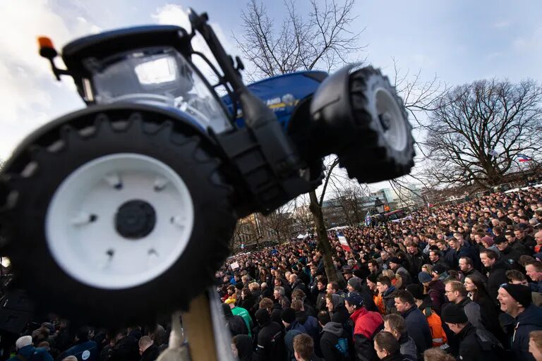 farmer netherlands protest