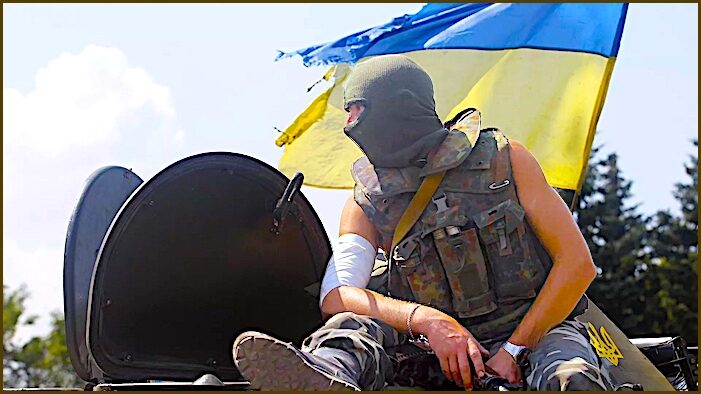 Ukrainian soldier