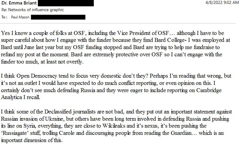 Click to enlarge emma briant paul mason disinformation Cadwalladr russia ukraine britain