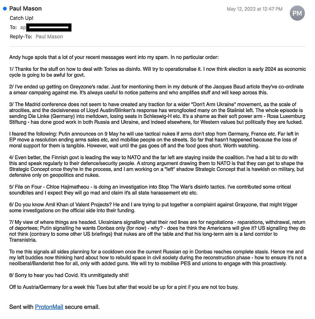 Click to enlarge paul mason andy pryce disinformation ukraine russia britain