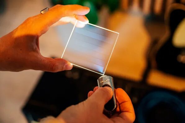 Glass Encoded with Music