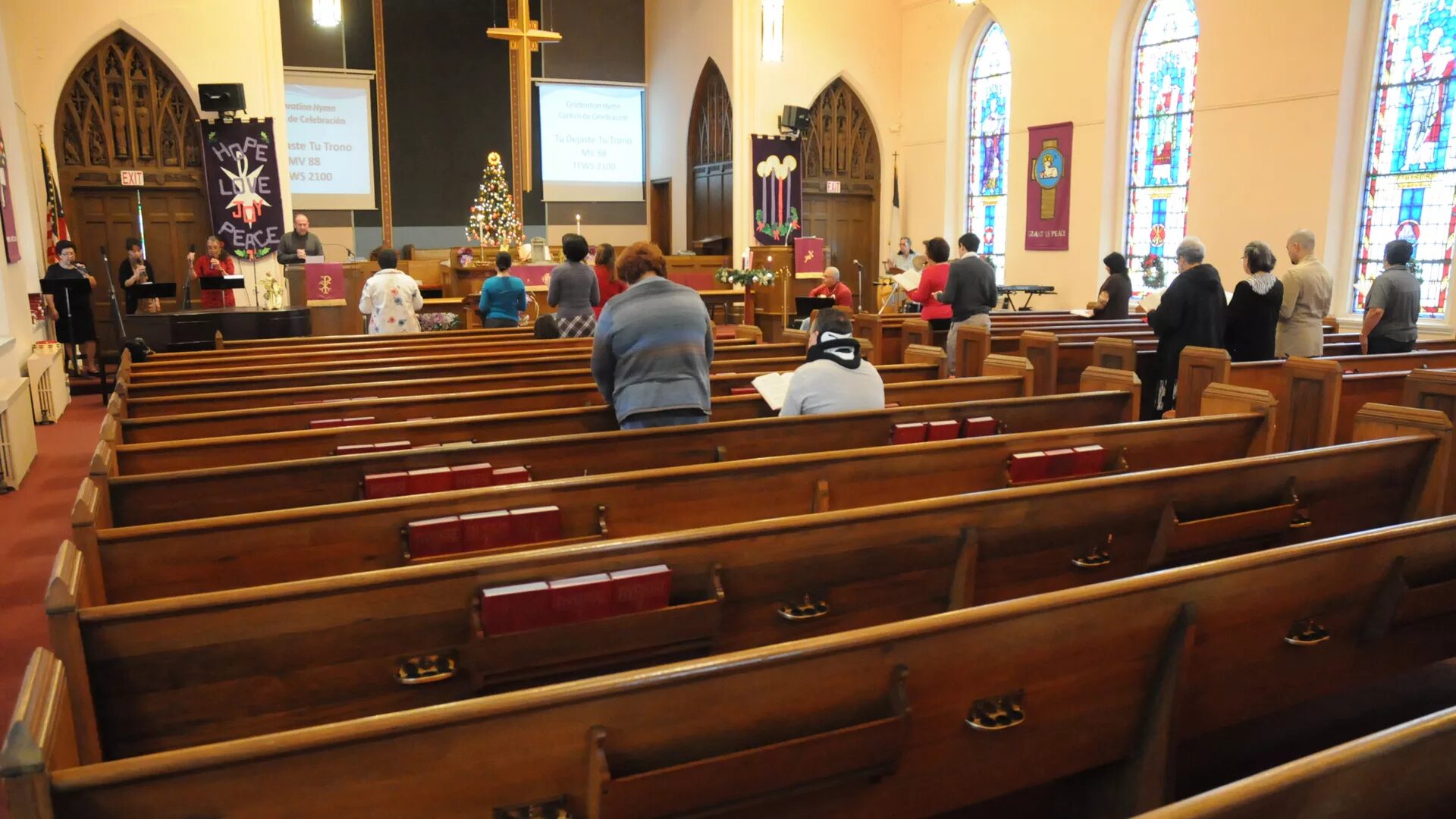 church service christmas