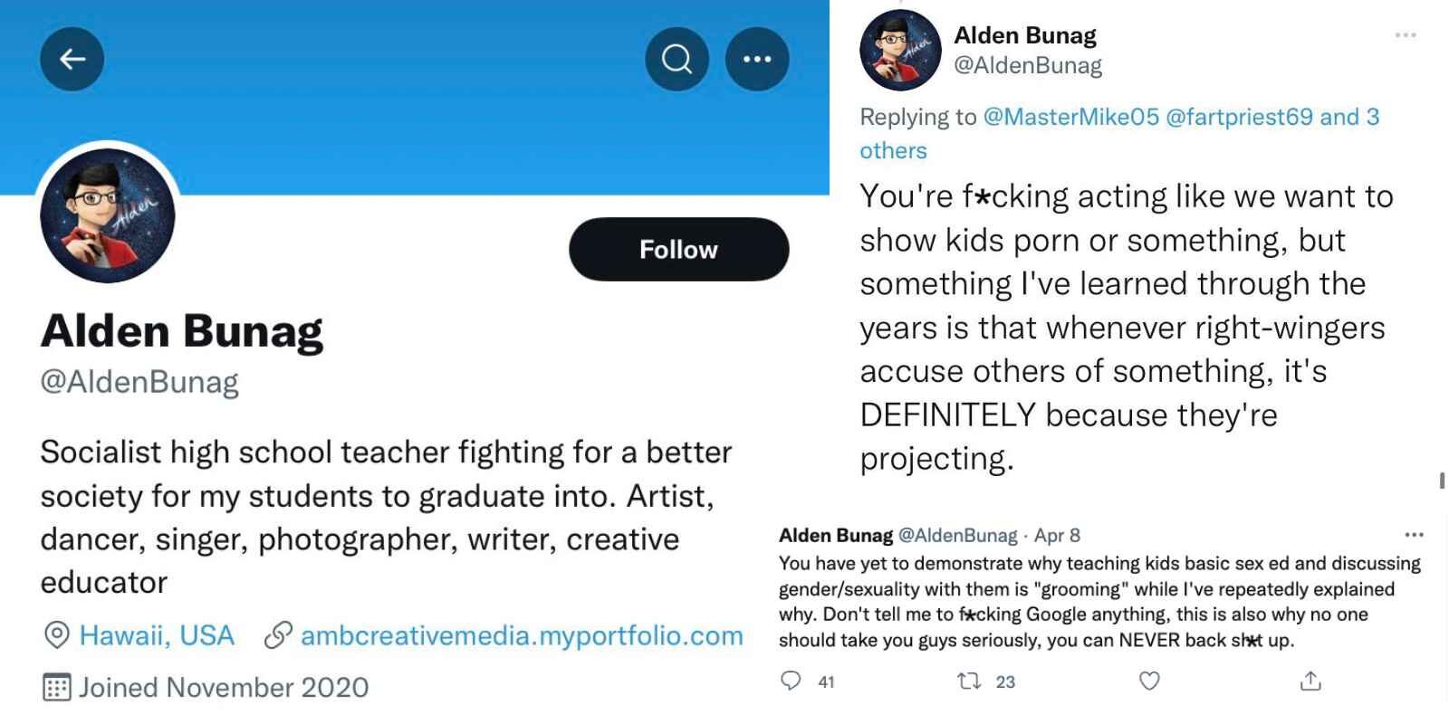 alden bunag tweets